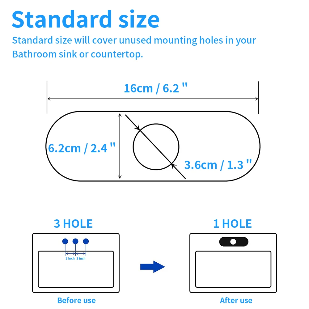 placa 6 polegada pia do banheiro nao 03