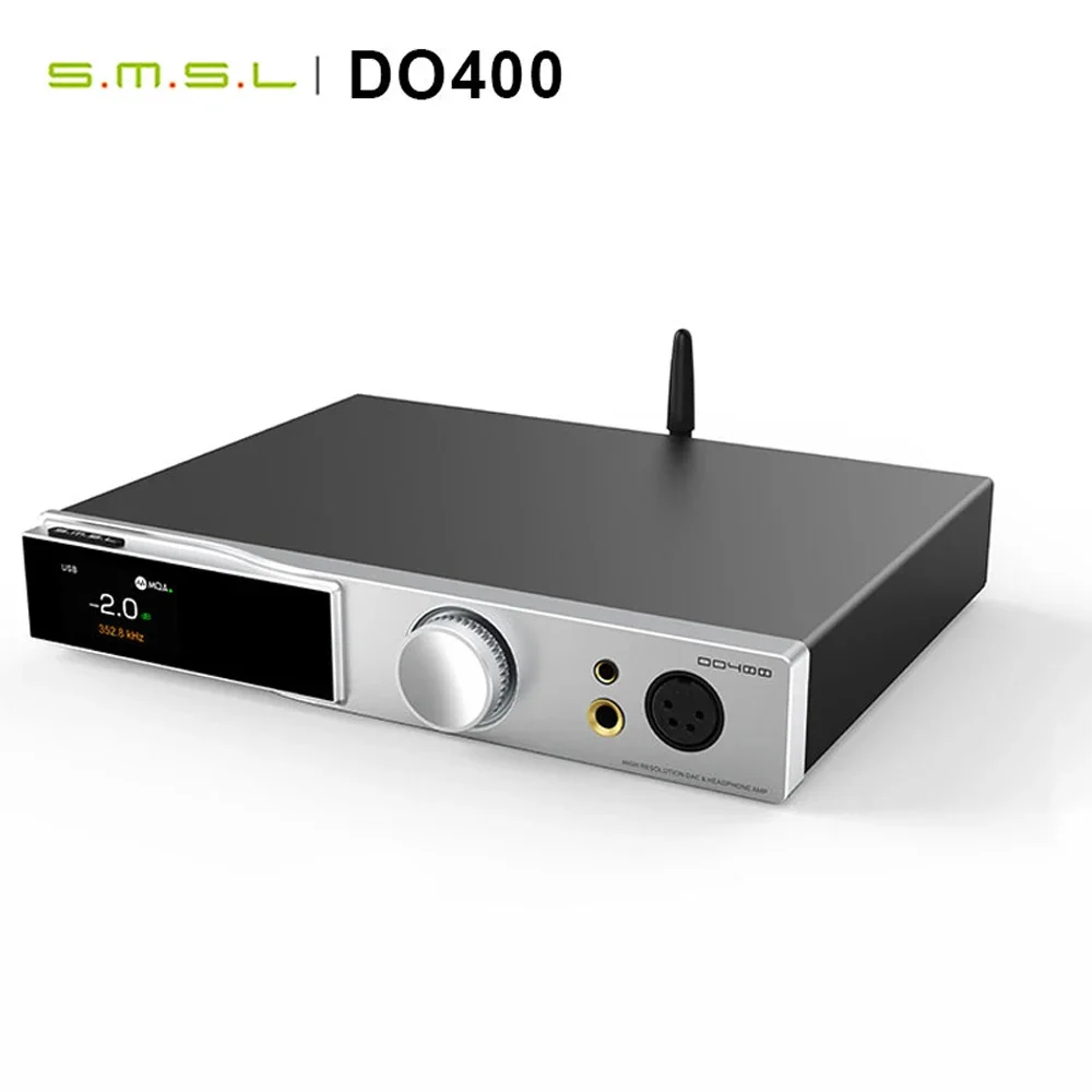 

SMSL DO400 AMP Headphone Amplifier Bluetooth 5.1 Digital Headphone Power AMP ES9039MSPRO MQA-CD DAC Fully Balanced Audio Decoder