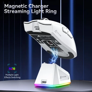 Attack Shark X11&R1 Wireless Gaming Mouse - Tri-Mode , PAW3311 Sensor,22K DPI, 400 IPS, RGB PC Gaming Mouse 6