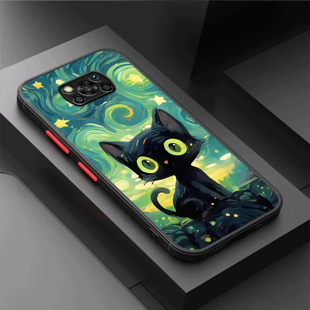 Starry Sky Cat Art Phone Case