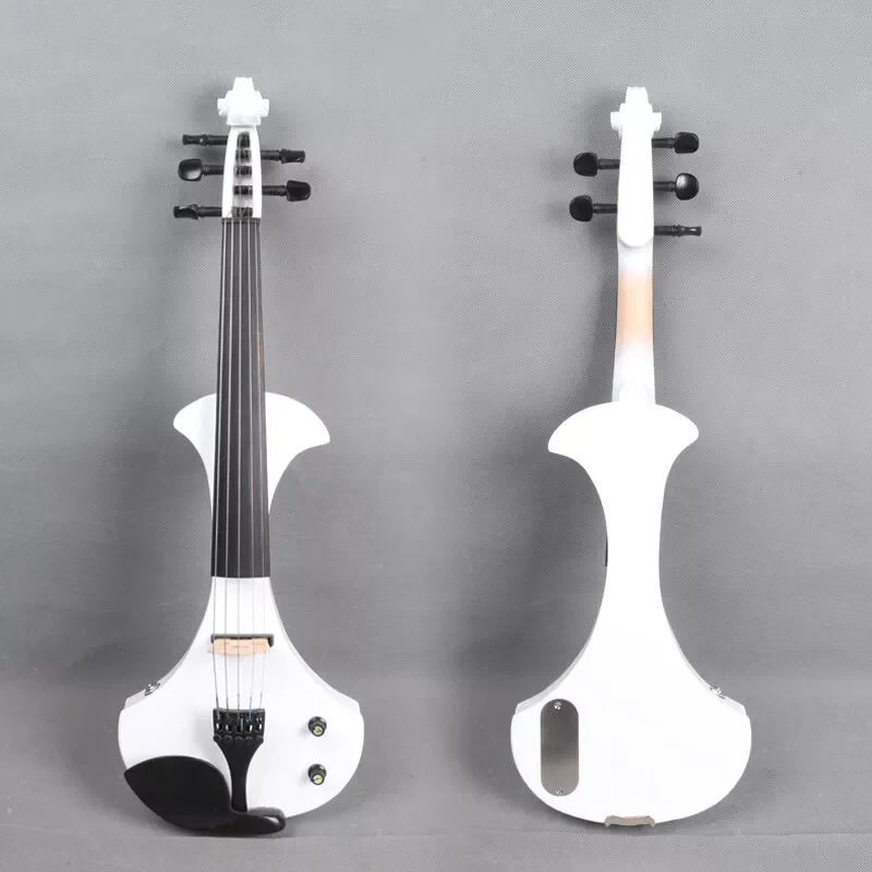 New Electric Violin 5 String 4/4 Full Size Solid wood Ebony Fittings Brazil wood Bow Hard Case Rugged Portable