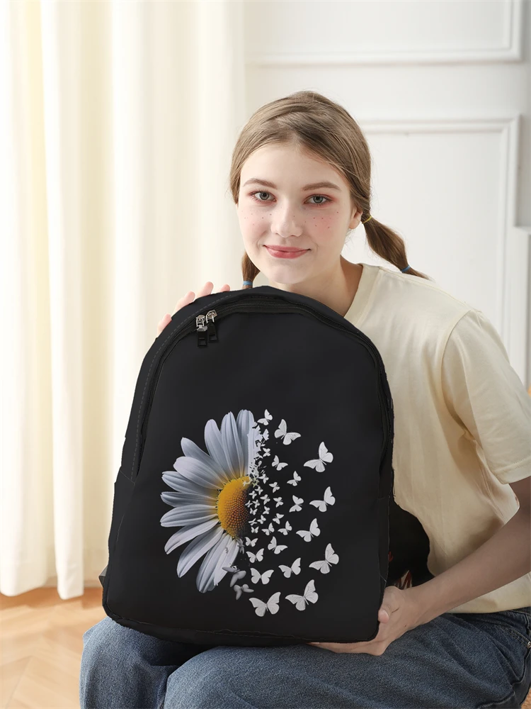 New Women's and Men's High Capacity College Backpack Trend Women's Laptop School Bag Cute Girl Travel Bag Cool