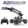 EBOYU JK01 DIY RC Tank Mecha Clamp Maniplilator Car 1/8 4WD 2.4G 14CH Alloy Programming Remote Control Off-road Climbing RC Car 6
