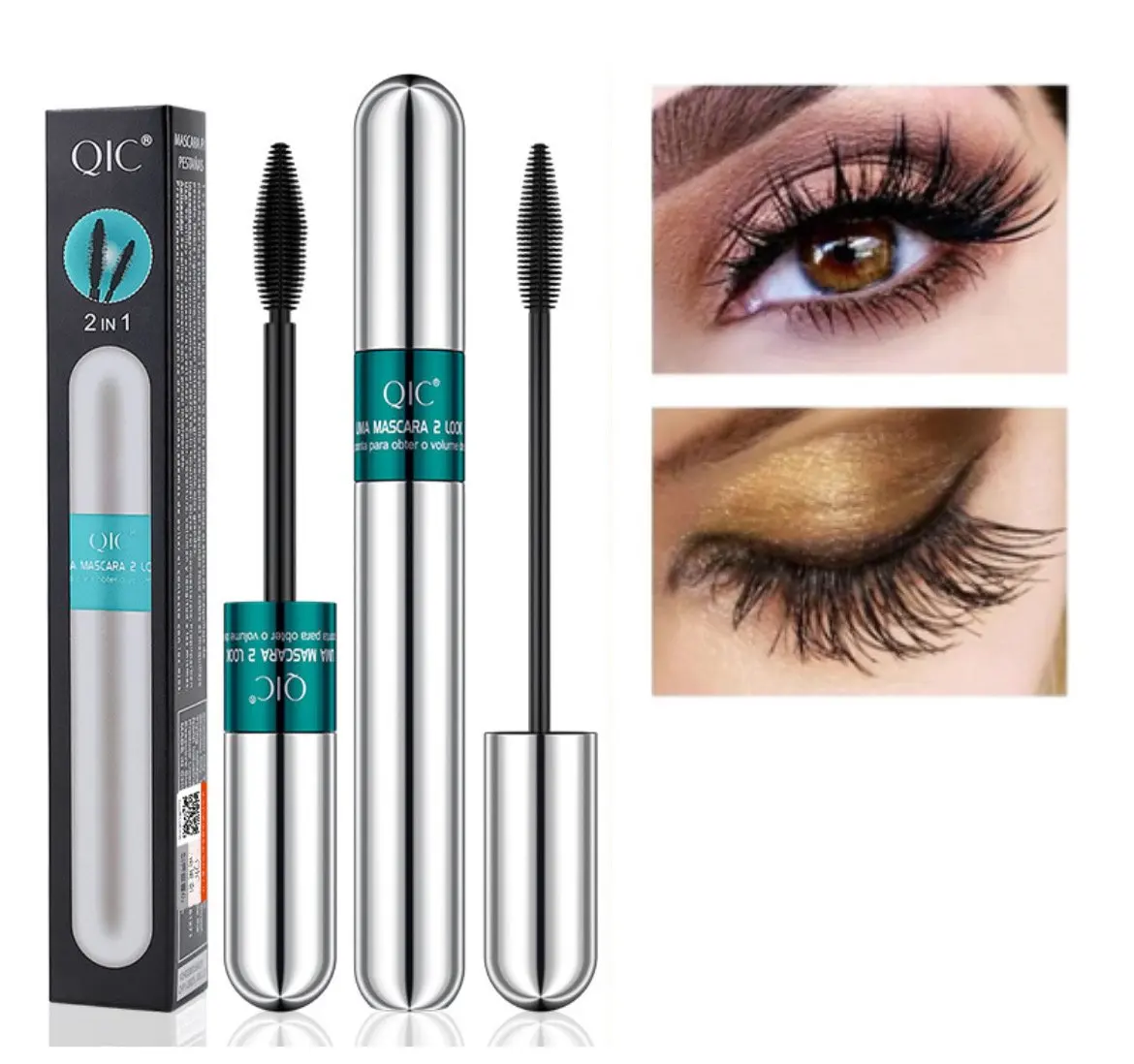 

3D Curl Long Lasting Mascara Bushy Slim Mascara Makeup Waterproof Non-Dizzy Dyeing Curling Eye Lashes Makeup Cosmetic