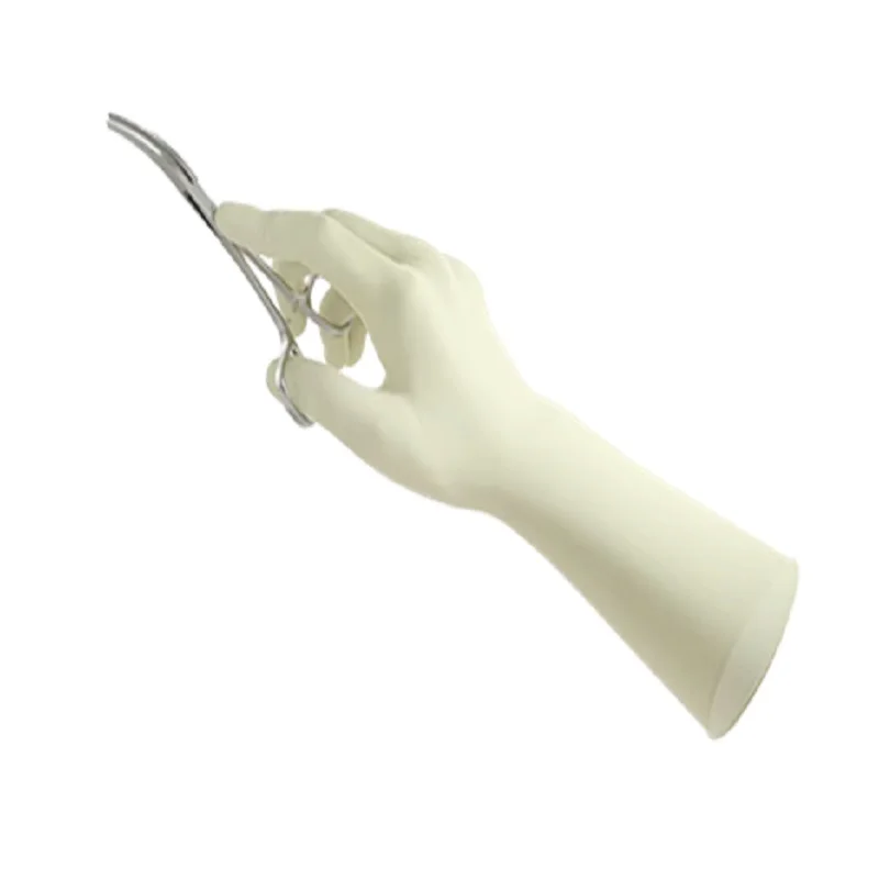 Ansell MEDI-GRIP(10pairs) Latex Powder-Free surgical glove Smooth with a micro-textured finish for a safe and secure grip Beaded