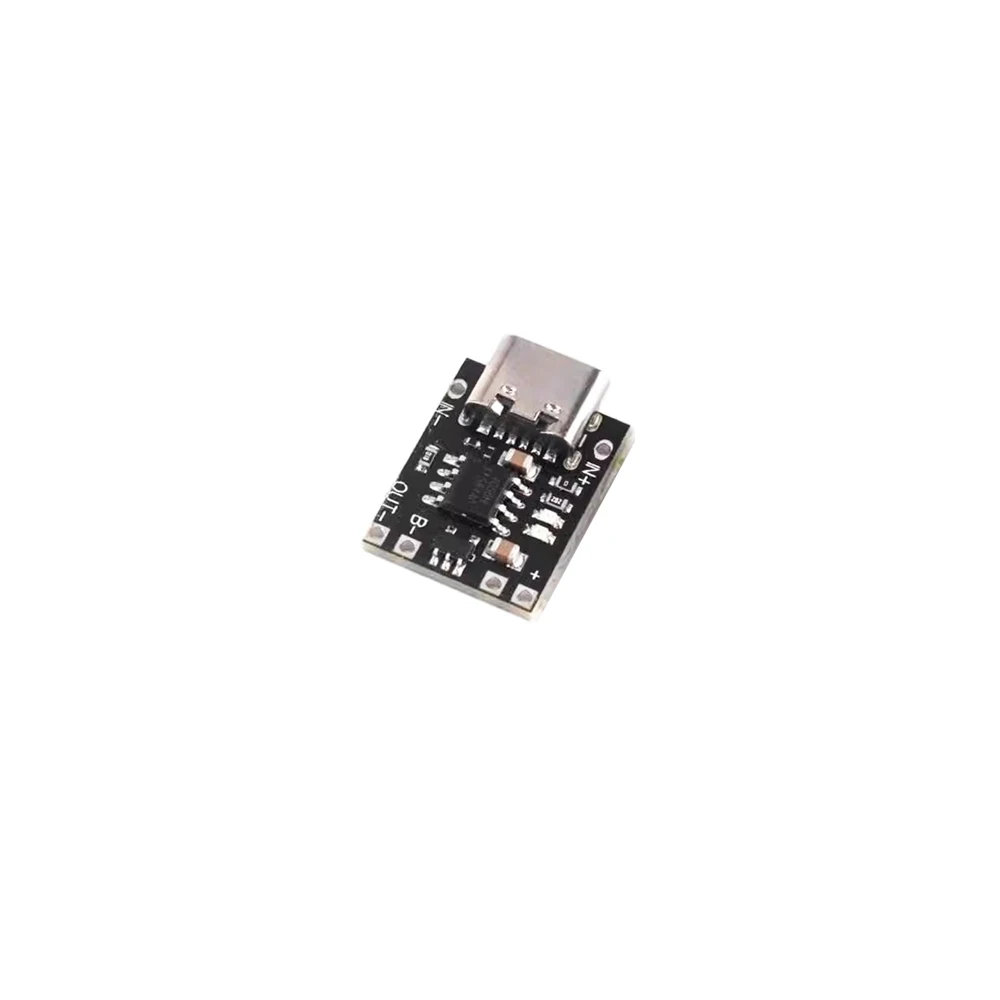 Power Supply Module Ultra-Small Lithium Battery Charging Panel DC 5V 1A Ternary Lithium Battery 3.7V4.2V Charger Type-C Protection Board