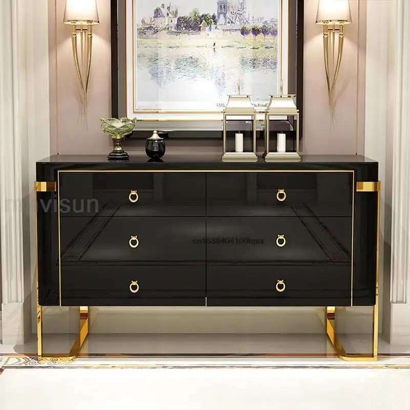 Kitchen Sideboard Storage Cabinet Auxiliary Restaurant Furniture Large Dining Room Buffet High Quality Server Cupboard Cabinet