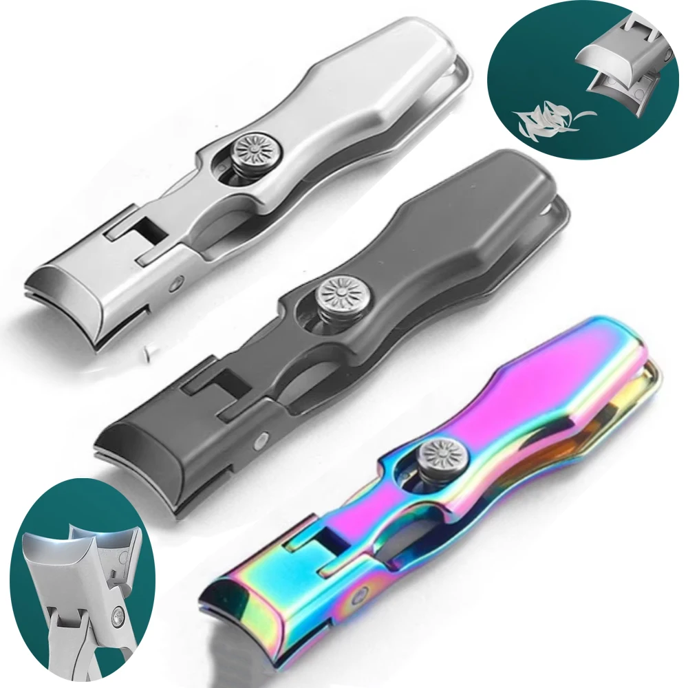 Nail Clipper Set Nail Clipper Nail Scissors Set Nail Clippers Manicure Set Manicure Sets Manicure Nail Clipper Set Nail Clippers Kit Nail Clippers Stainless Steel Wide Jaw Opening Manicure Fingernail Cutter Thick Hard Ingrown Anti Splash Toenail Scissors tools