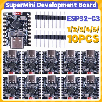 1-10PCS ESP32 C3 SuperMini WiFi Bluetooth-Compatible Board SuperMini Development Board Development Board CORE Board for Arduino 1