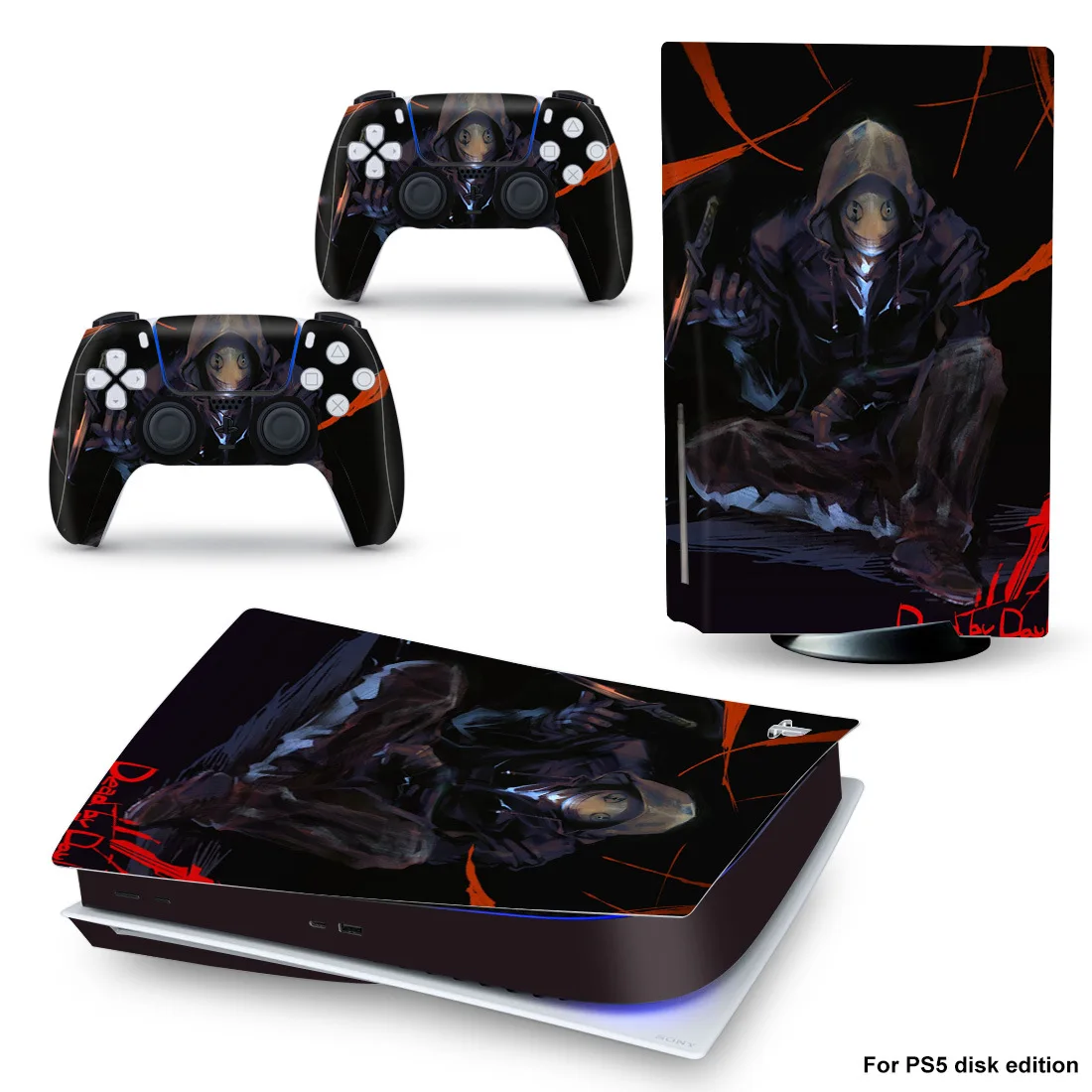 Marvel Vinyl Decal Skin Sticker Cover for PS5 Disk Skin Sticker Console and 2 DualShock Controllers Full Game Accessories
