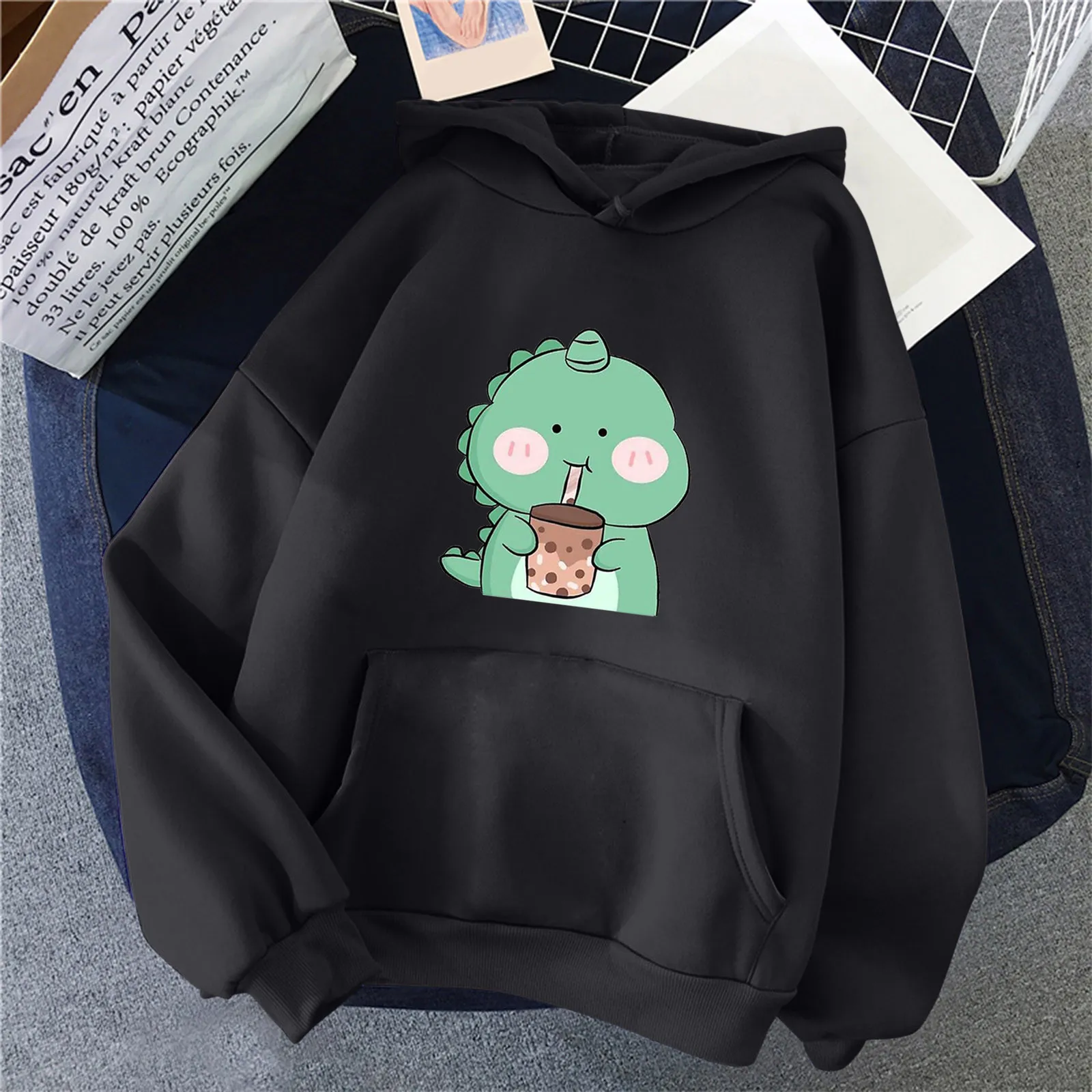 Autumn Hoodies Women Casual Hooded Sweatshirts Printed Long-sleeved Hooded Sweatshirts Streetwear Pullover Hoody Moletom