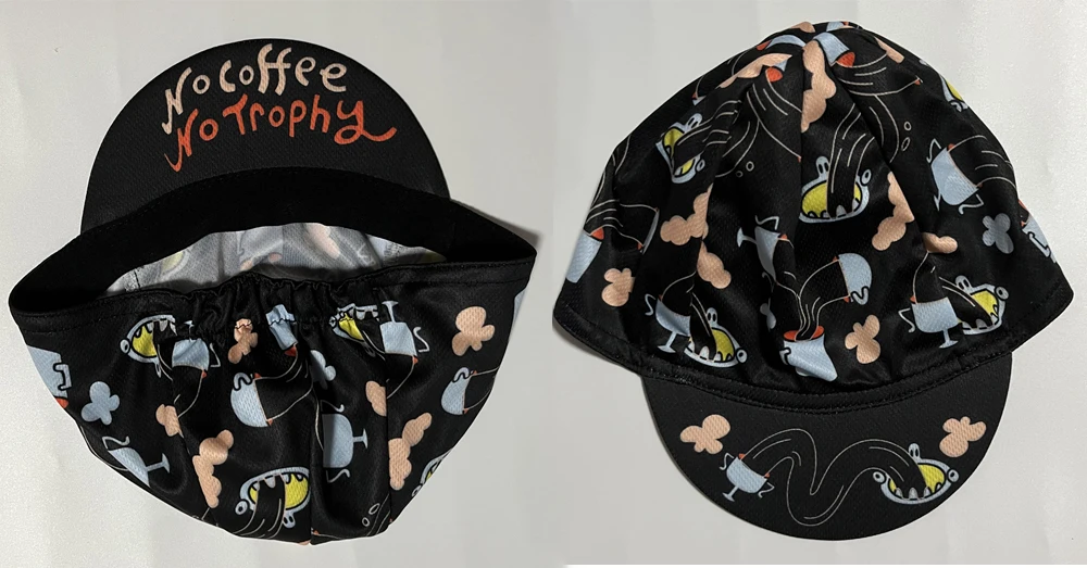 Description Picture 3 of itemBeer & Coffee Cycling Cap Funny Road Bicycle Hat Breathable Gravel Bike Headwear Men and Women Gorra Ciclismo