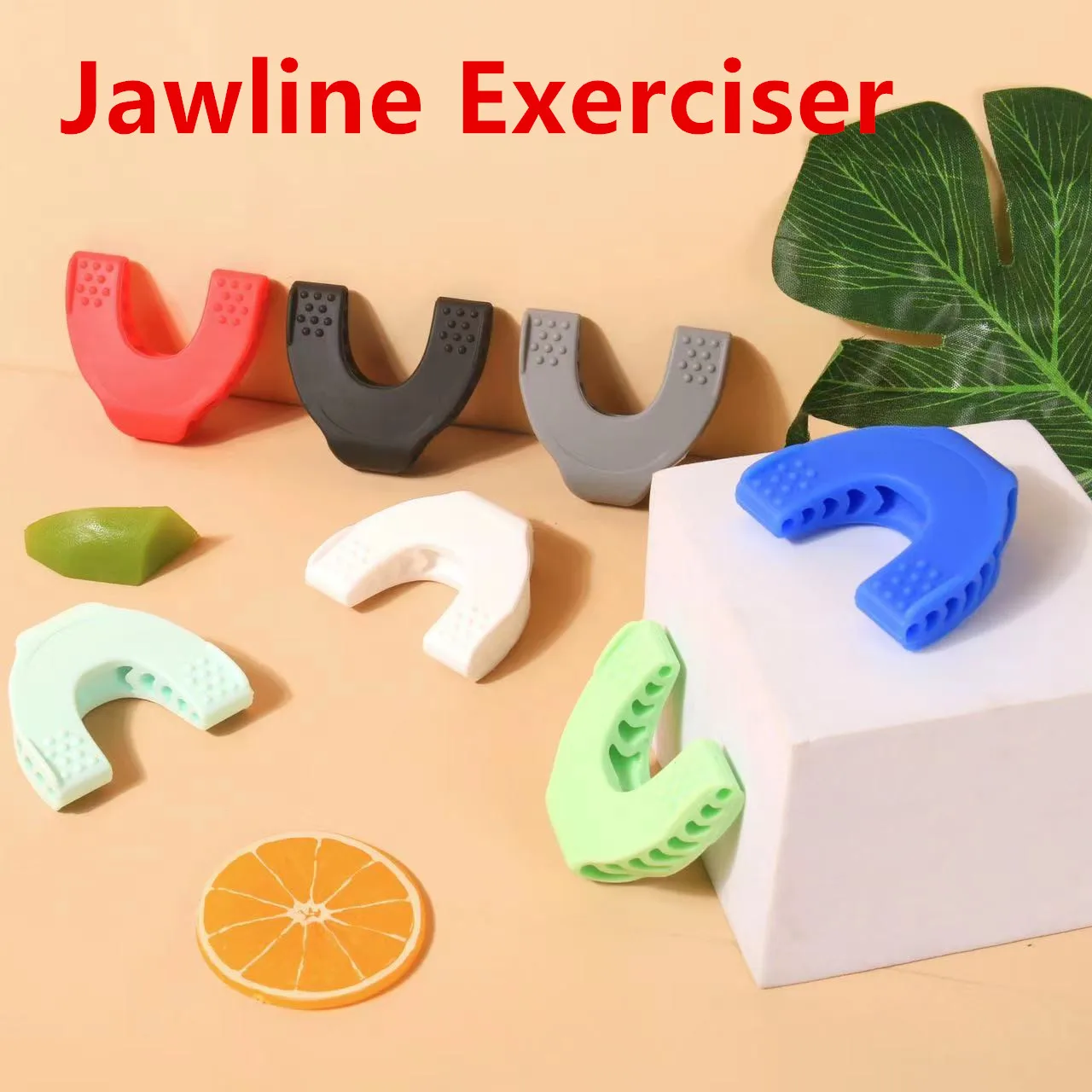 40/50/60lbs Upgraded Jaw Exerciser And Neck Toning, Jawline Exerciser for Men And Women, Face Muscle Trainin Double Chin Reducer