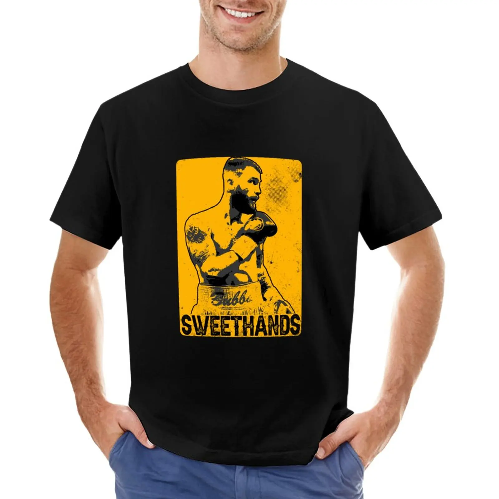 

Caleb Plant Sweethands T-Shirt tops anime sublime t shirt mens white t shirts