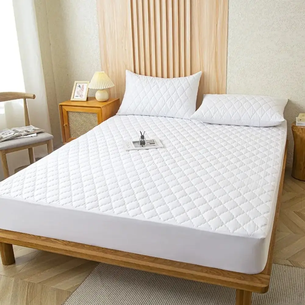 

Universal Enclosed Throw Mattress Cover Dust-proof Gray/White Waterproof Bedsheet Muti Size Mattress Protector Home Textile