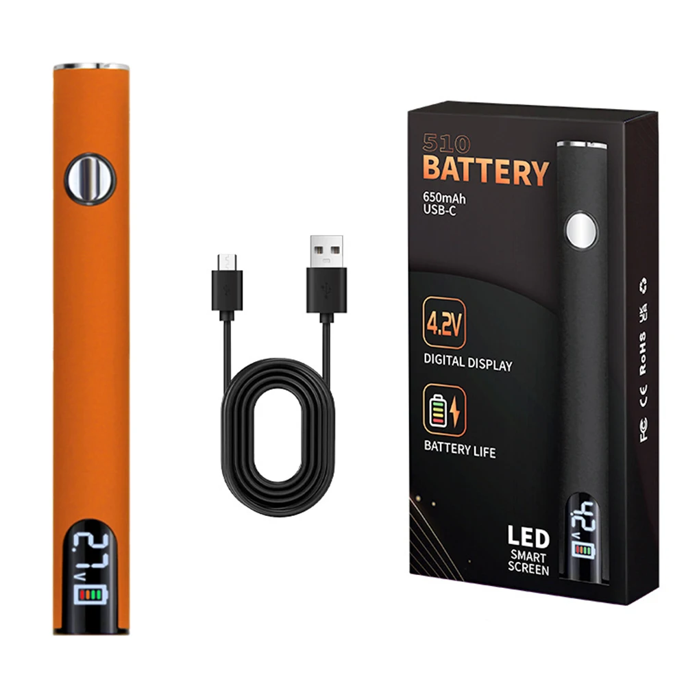 510 Thread Battery Cart Pen Adjustable Voltage Smart Power Tool 650mAh Battery Mini Battery Welding Tool with USB Charger Cable