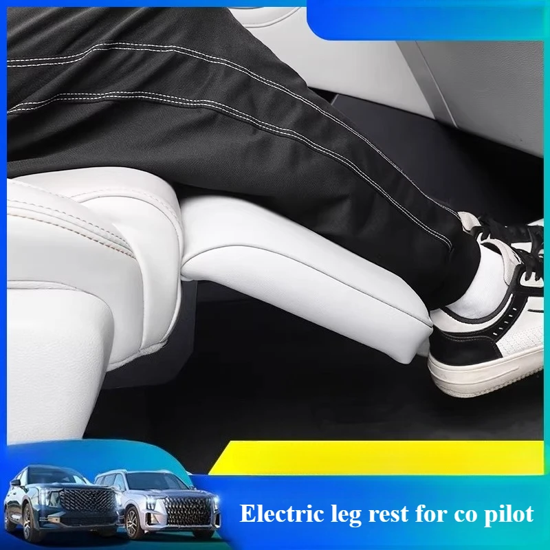 GAC 트럼프치 GS8 2022-2026 승객용 전동 레그레스트 - 편안하고 부드러우며 내구성이 뛰어난 90도 조절 가능한 실내 액세서리