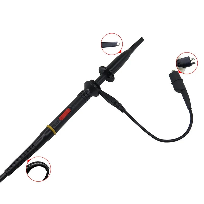 60MHz Oscilloscope Probe Kit 1X 10X Mayitr High-Accuracy Oscilloscope Multimeter Tester Leads Accessories for ZT703S oscilloscope probe