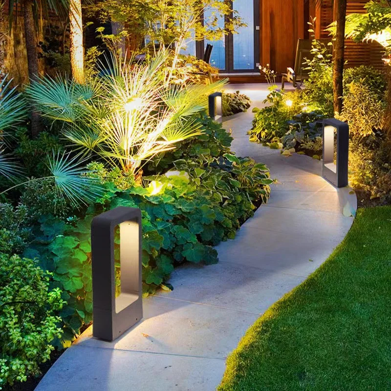 Lawn lamp garden lighting Outdoor LED lawn light iP65 waterproof Suitable for parks courtyards gardens squares Aluminum landscape light