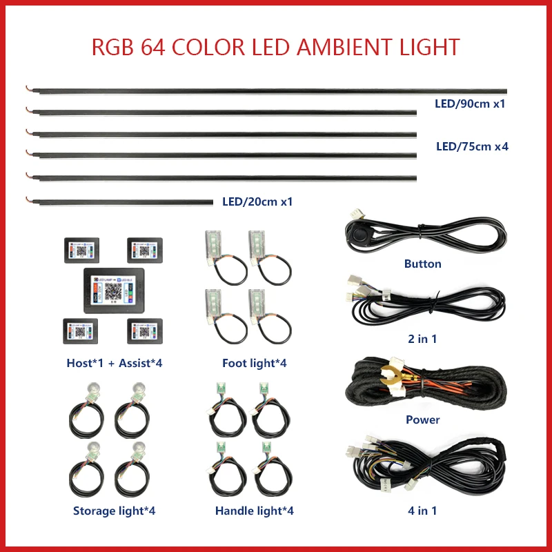 LUZ AMBIETAL 64 COLORES - DBM Performance LUZ AMBIETAL 64 COLORES - DBM Performance