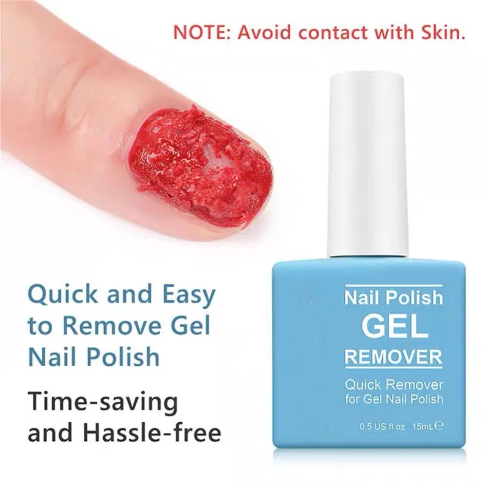 Dkasama 15ml Nail Gel Polish Remover Quickly & Easily UV Gel Polish Removes Professional Non-Irritating Nail Art For Manicure 3