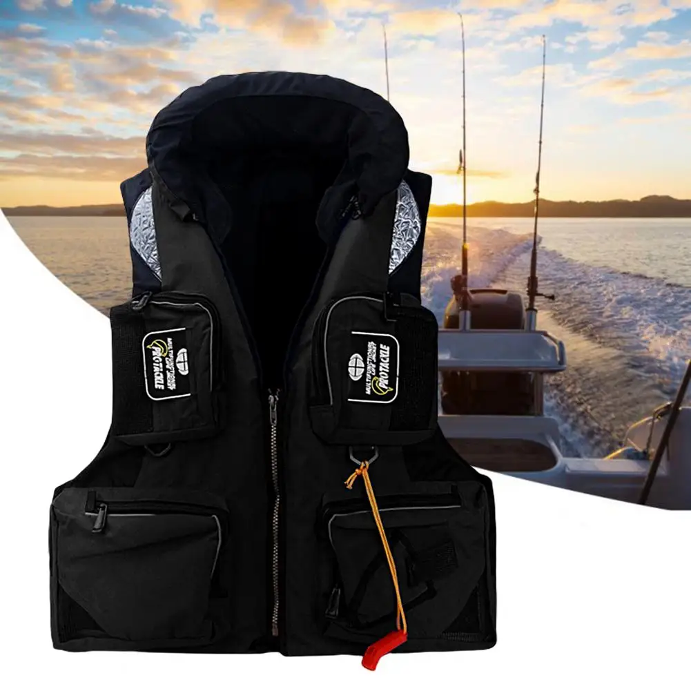 

Exquisite Life Vest Abrasion-resistant Lightweight Fishing Life Vest High Men Water Sports Safety Swimming Jacket