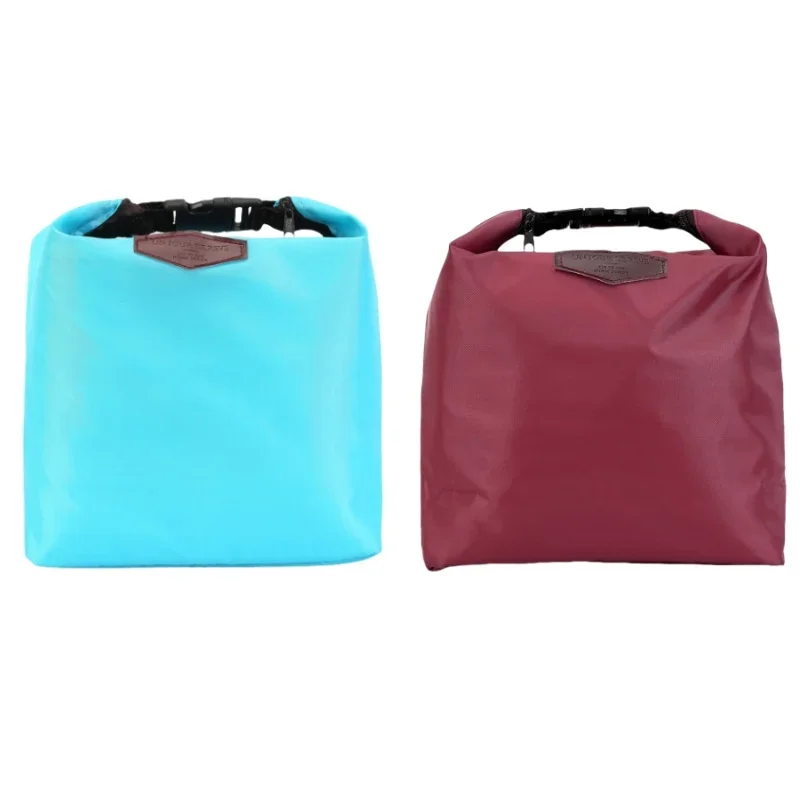 Lunch cooler bag thermal insulated lunch bag portable oxford cloth cooler lunchbox storage bag carry picnic food tote insulation package 1pc