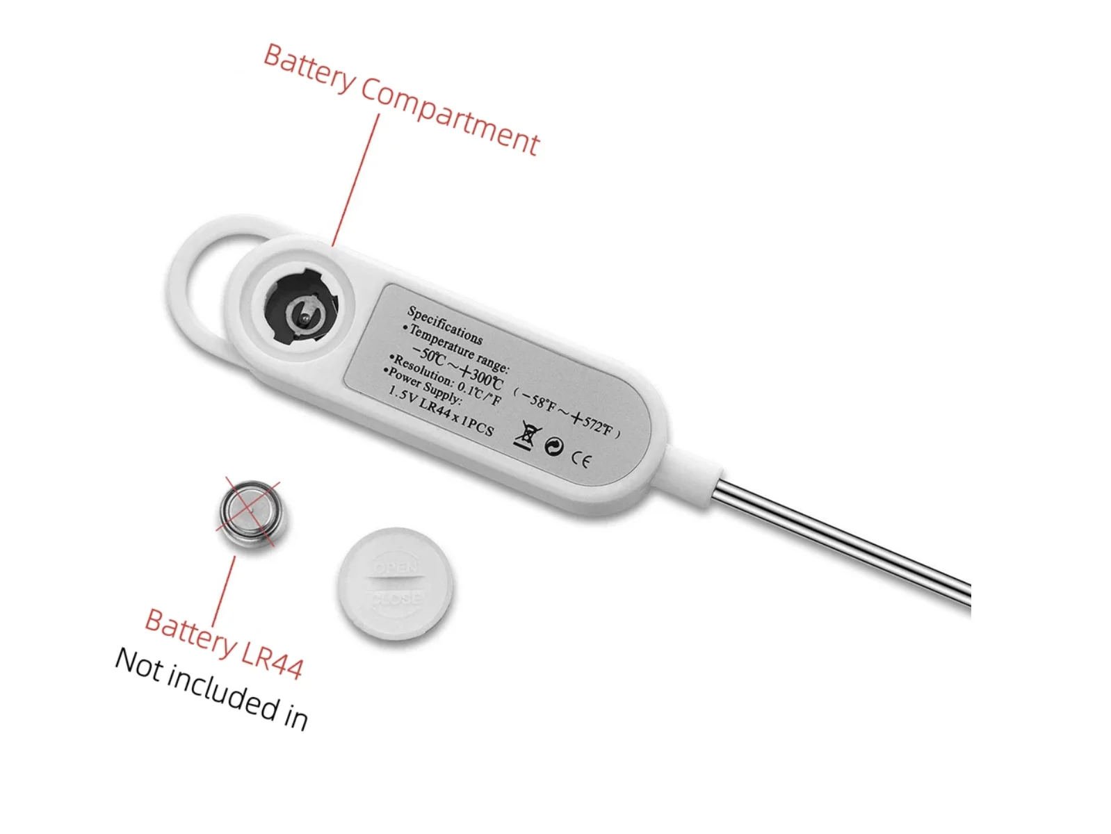 1PCS Food Thermometer TP300 Digital Kitchen Thermometer For Meat Cooking thumbnail 7