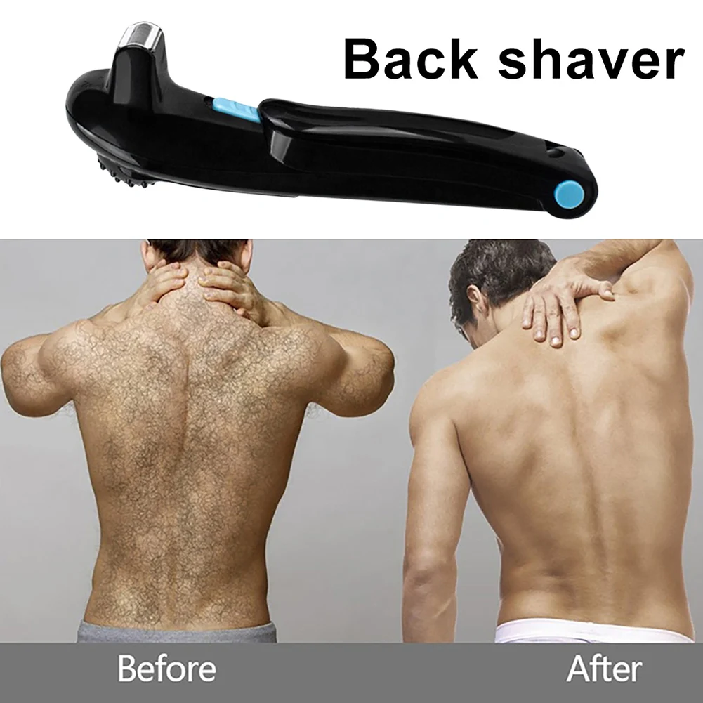 Back Hair Shaver, Electric Hair Trimmer Body Hair Removal Tool  Do-it-Yourself 180 Degrees Foldable Cordless Design For Men Women Pain-Free  Shave Wet Or Dry | Back Hair Shaver, Electric Hair Trimmer Body