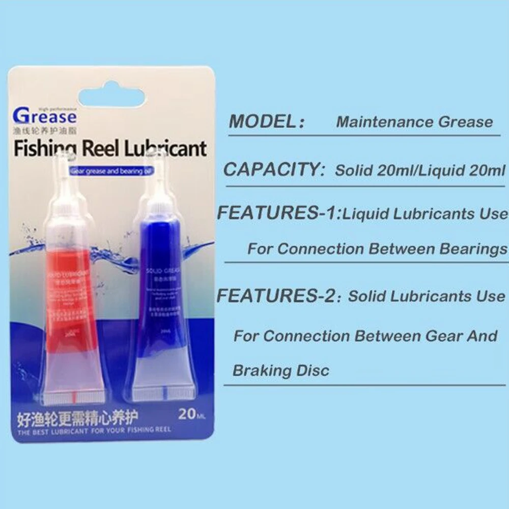 Fishing Reel Maintenance Oil And Grease Bearing Lubricant Oil Gear Protective Grease Casting Spinning Reel Maintenance