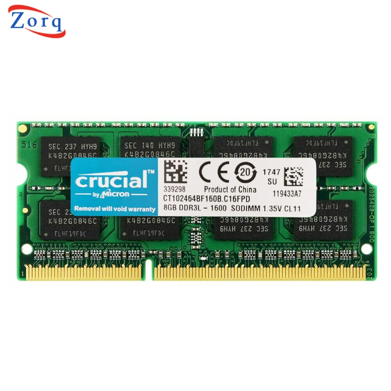 Оперативная память Cru DDR3L 2 ГБ 4 8 16 1333 PC3 12800 1600 МГц DDR2 667 DDR4 2666 ОЗУ для ноутбука ddr3l SODIMM