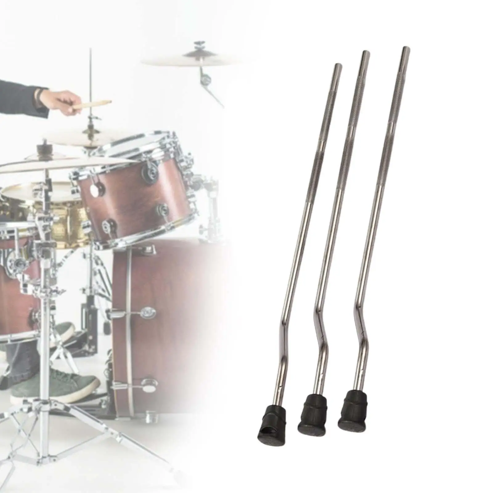 Bass Drum Legs Spurs - 2 Piece Drum Support Brackets For Bass Drum Kit Replacement