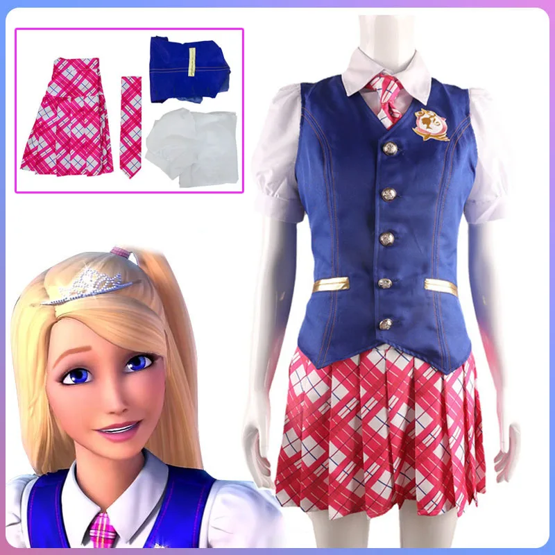 

Anime Princess Charm School Sophia Blair Willows Girl JK Uniform Skirt for Adult Cosplay Costume Lolita Dress Halloween Party