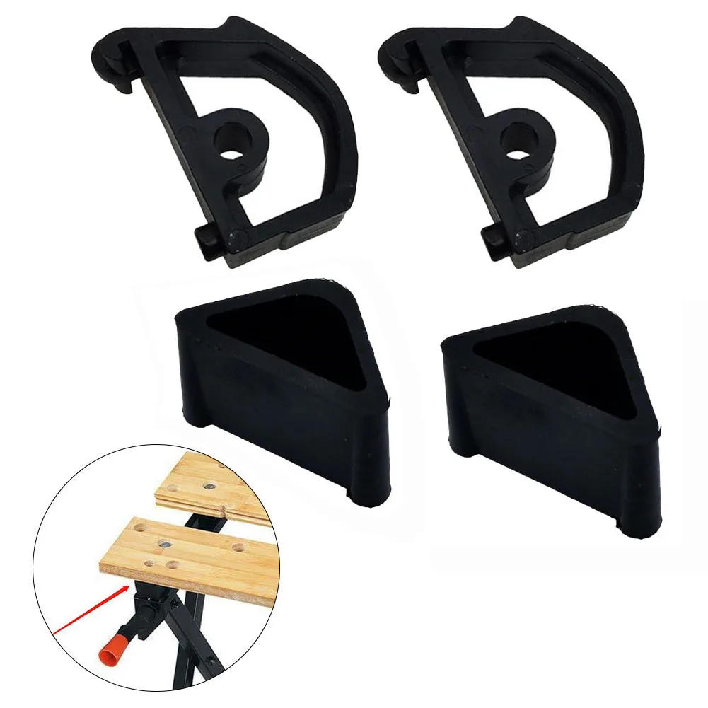 Enhance Your Workbench Stability with 4pcs Workbench Leg Catch and Trestle foot for WM225 WM425 Easy to Install and Reliable