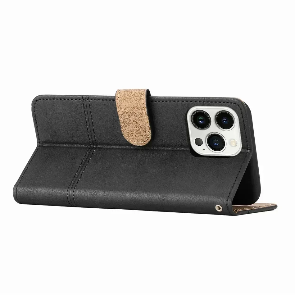 Luxury Leather Wallet Cover for Professionals - Elegant Business Case for Men and Women