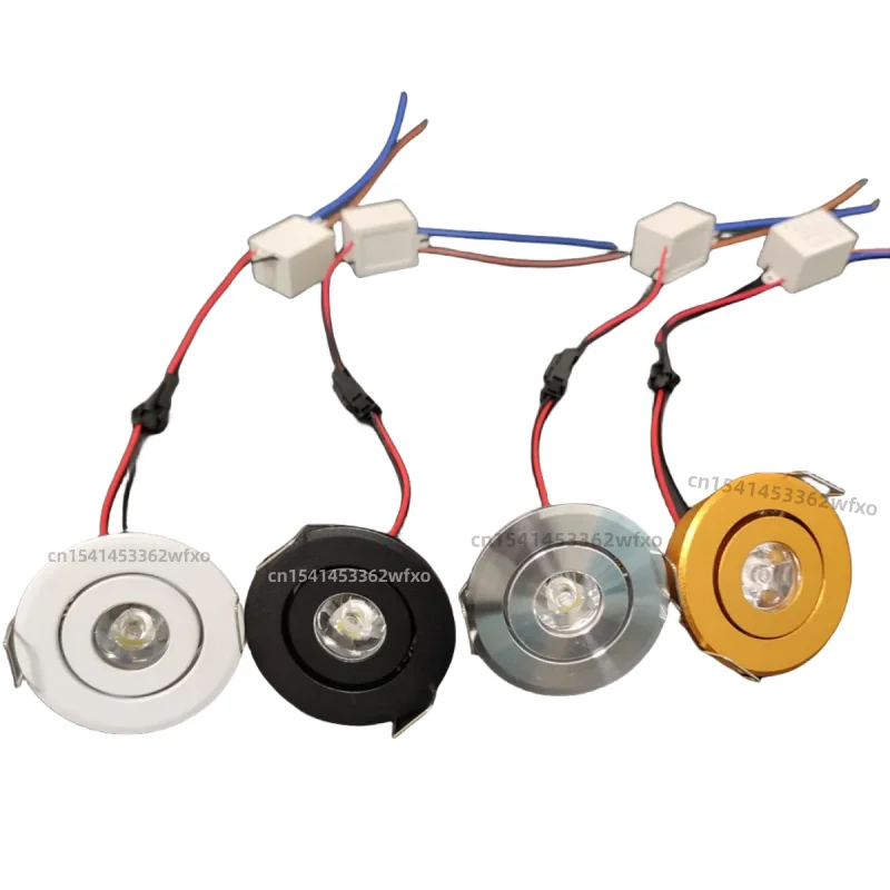 5개/조광 가능 LED 미니 다운라이트, 3W 스포트라이트, 매립형 천장 조명, AC85-265V 정밀 알루미늄 가정용 조명 전구