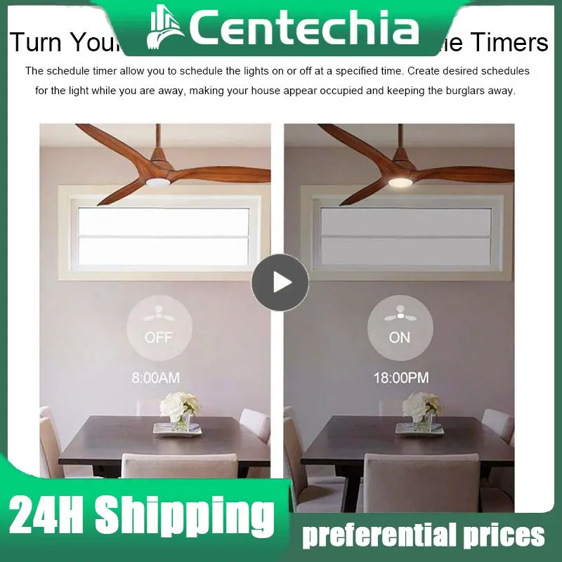 

Tuya Smart Life Ceiling Fan Controller WIFI Fan Light Kit With RF Remote Control APP Speed Switch Dimmer Work With Alexa