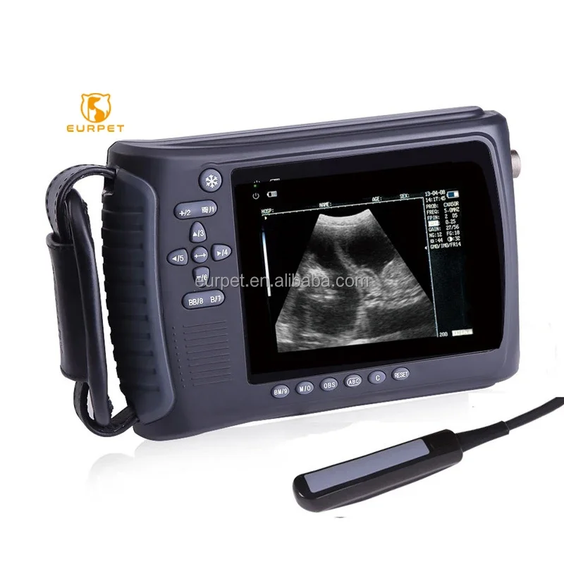 

EURPET Portable Veterinary Ultrasound For Animal Clinic Handheld Ultrasound Machine Pet Ultrasound Machine