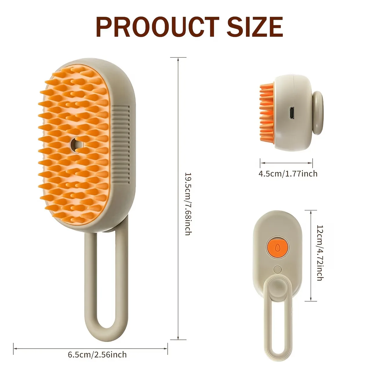 a pet comb designed to detangle and remove loose fur for cats and dogs suitable for grooming without the need for a bath Product details 0