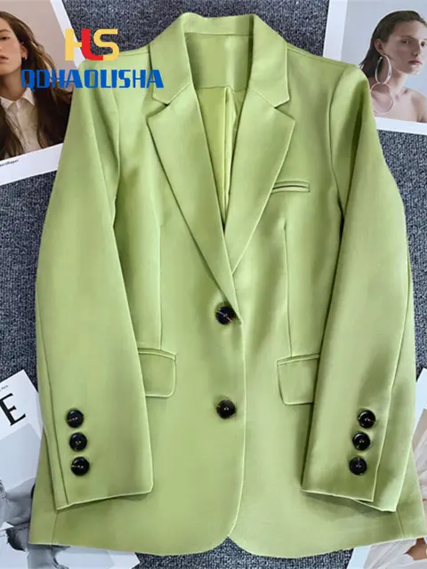 여성을 위한 세련된 선택: 한국 패션 스몰 수트 상의