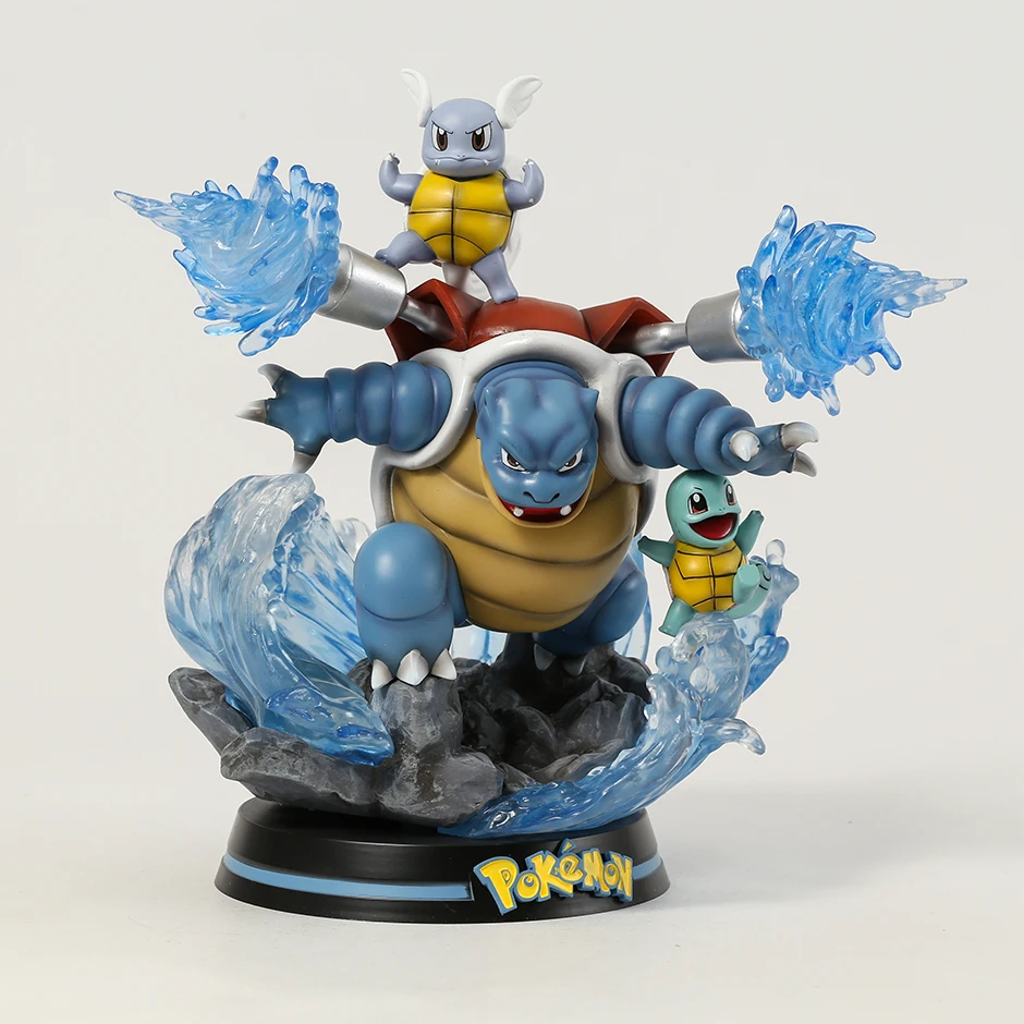 Boneco Pokémon Squirtle, Wartortle e Blastoise Sunny 3289 Pronta Entrega