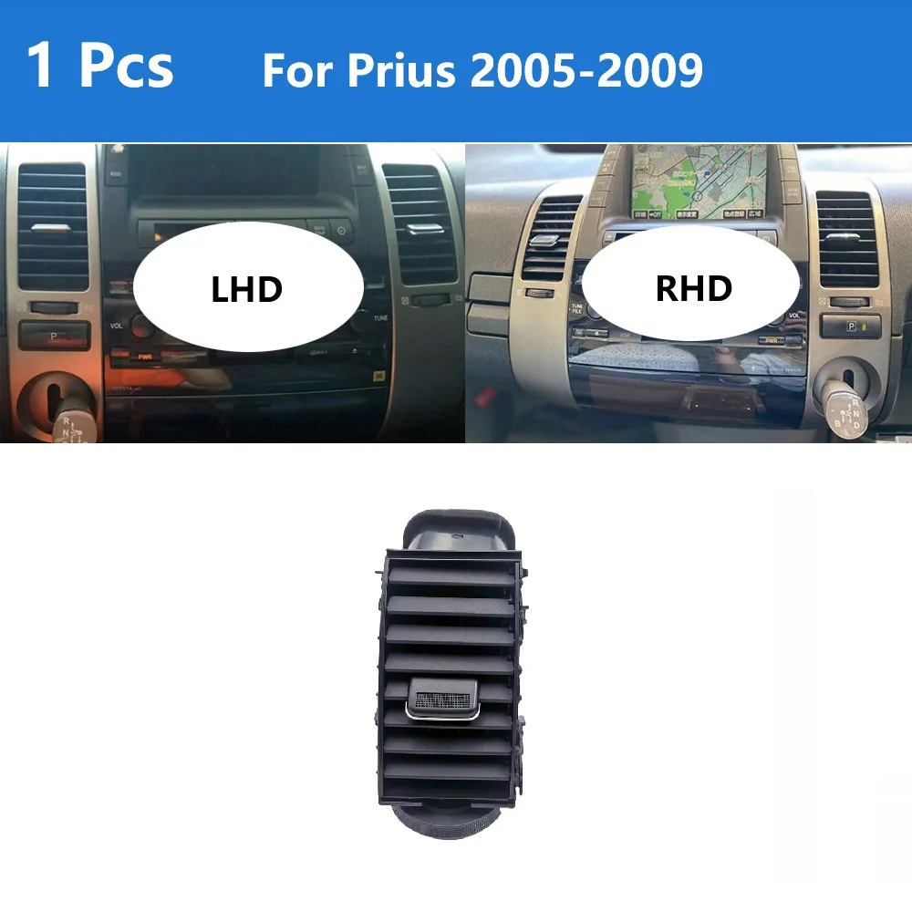Ruili357 LHD 또는 RHD 대시보드 에어 벤트, 도요타 프리우스 2004-2..