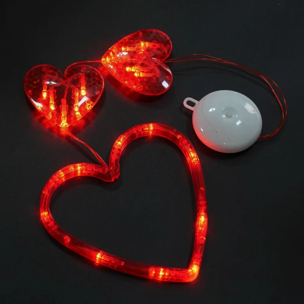 Luci A LED A Forma Di Cuore Con Coriandoli Di Carta, 3 Metri, 20 Luci, Per Decorazione San Valentino, Matrimoni E Feste – Batterie Escluse