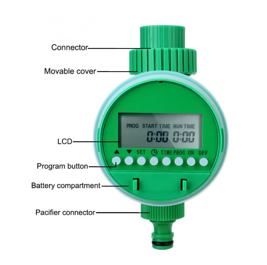 Automatic Watering Timer Simple Operation Garden Applicable Waterproof Digital Timer for Plant Care And Garden Irrigation - 5