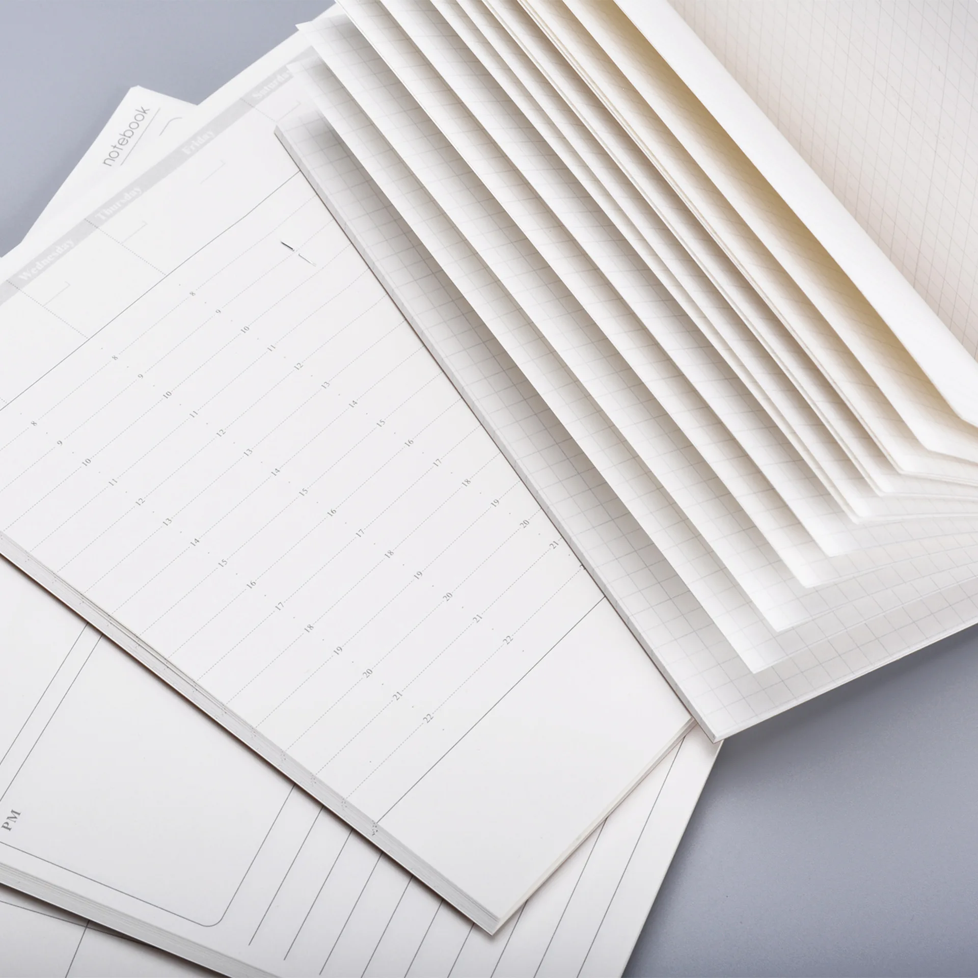 Travelers Notebook Recarga l m s Tamanhos Tipos Substituir Inserção Padrão Portátil Passaporte Tamanho Krart Papel Diário 10 Peças - Imagem 3