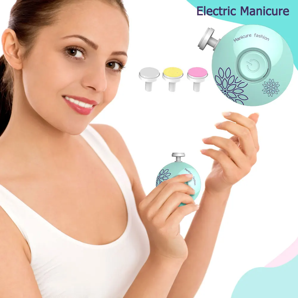 Baby Nail Care Kit Electric Nail Trimmer Polisher Tool Infant Manicure Scissors Easy Clipper Cutter For Newborn nail trimmer