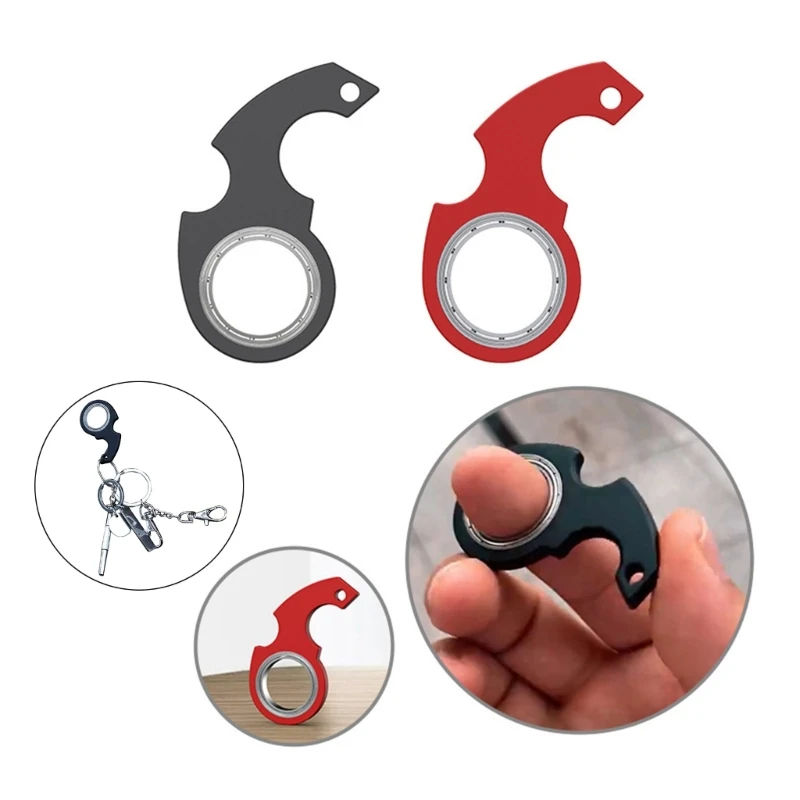 Key Ring Spinner Toy for Car Key Key Flipping Toy Keychain Spinning Spinner