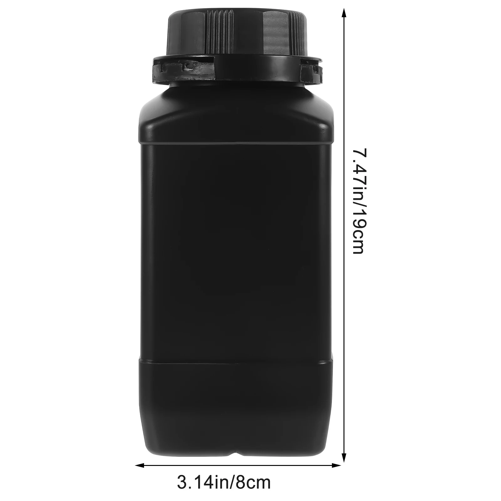 플라스틱 넓은 주둥이 시약병, 밀봉 병, 실험실 샘플, 화학 약품 디스펜서, 1000ml, 2 개
