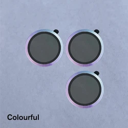 Aluminium Alloy Camera Protector Ring Case with Tempered Glass Back Lens Cover for RedmiNote14 4G (Colorful-03)