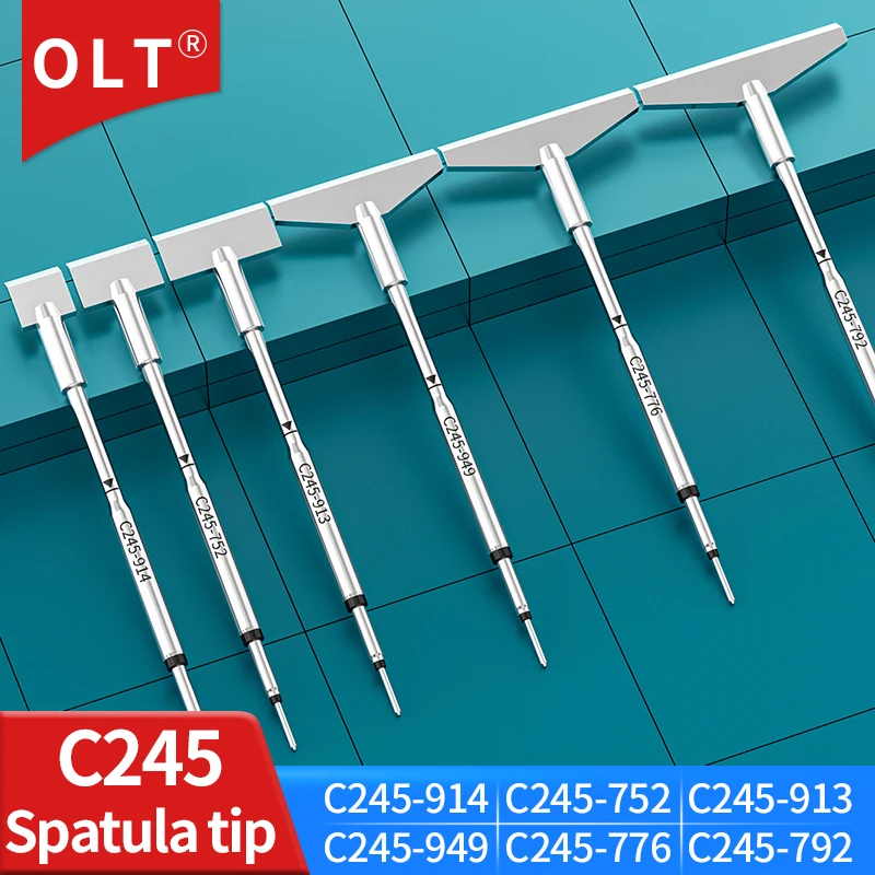 JBC C245914 Punta Per Saldatura SMD A Lama Larga | 10 Mm | Per Stazione T245